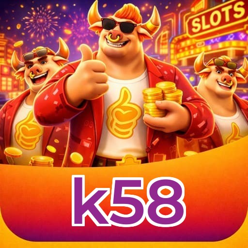 Números do app k58 em material de marketing — ilustração, não auditoria